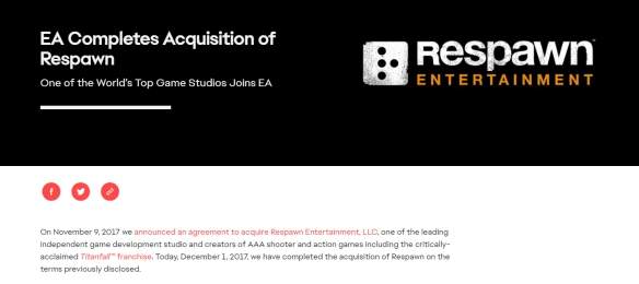 EA:《泰坦陨落》系列新作仍有机会立项 看开发商决定